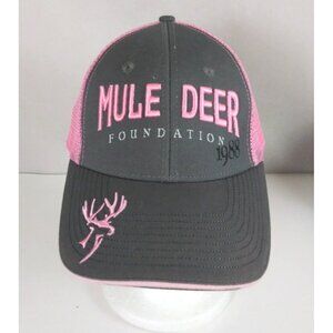 Women's Mule Deer Foundation Mesh Back Embroidered Adjustable Baseball Cap
